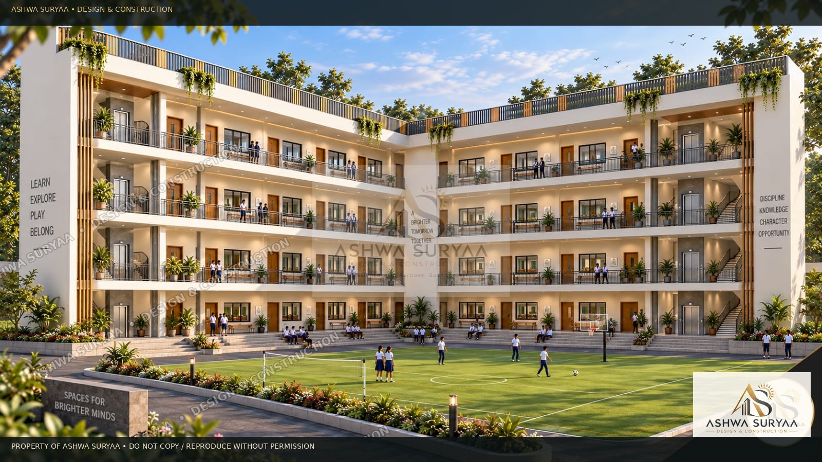 Institutional campus design visualization